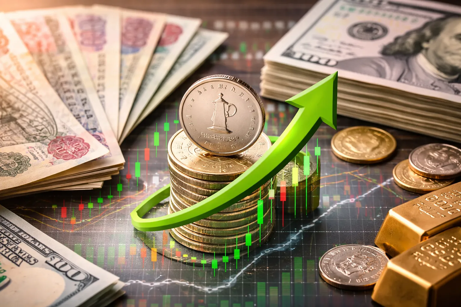 سعر صرف الدرهم الإماراتي مقابل الدولار يرتفع إلى 3.6724